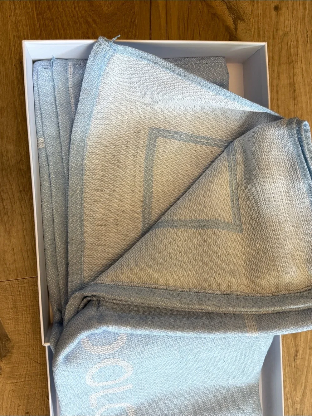 Dolce & Gabbana Light Blue Beach Towel in Gift Box